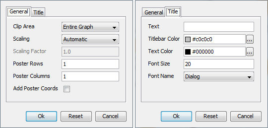 yEd Print Options